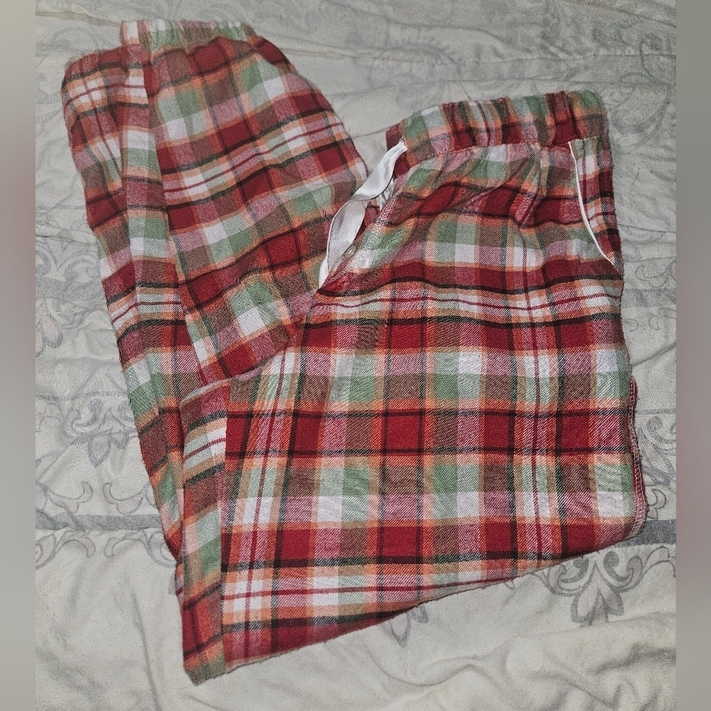 Dip Sleepwear Plaid Pajama Pants Size Medium( Significant Pilling) See Photos